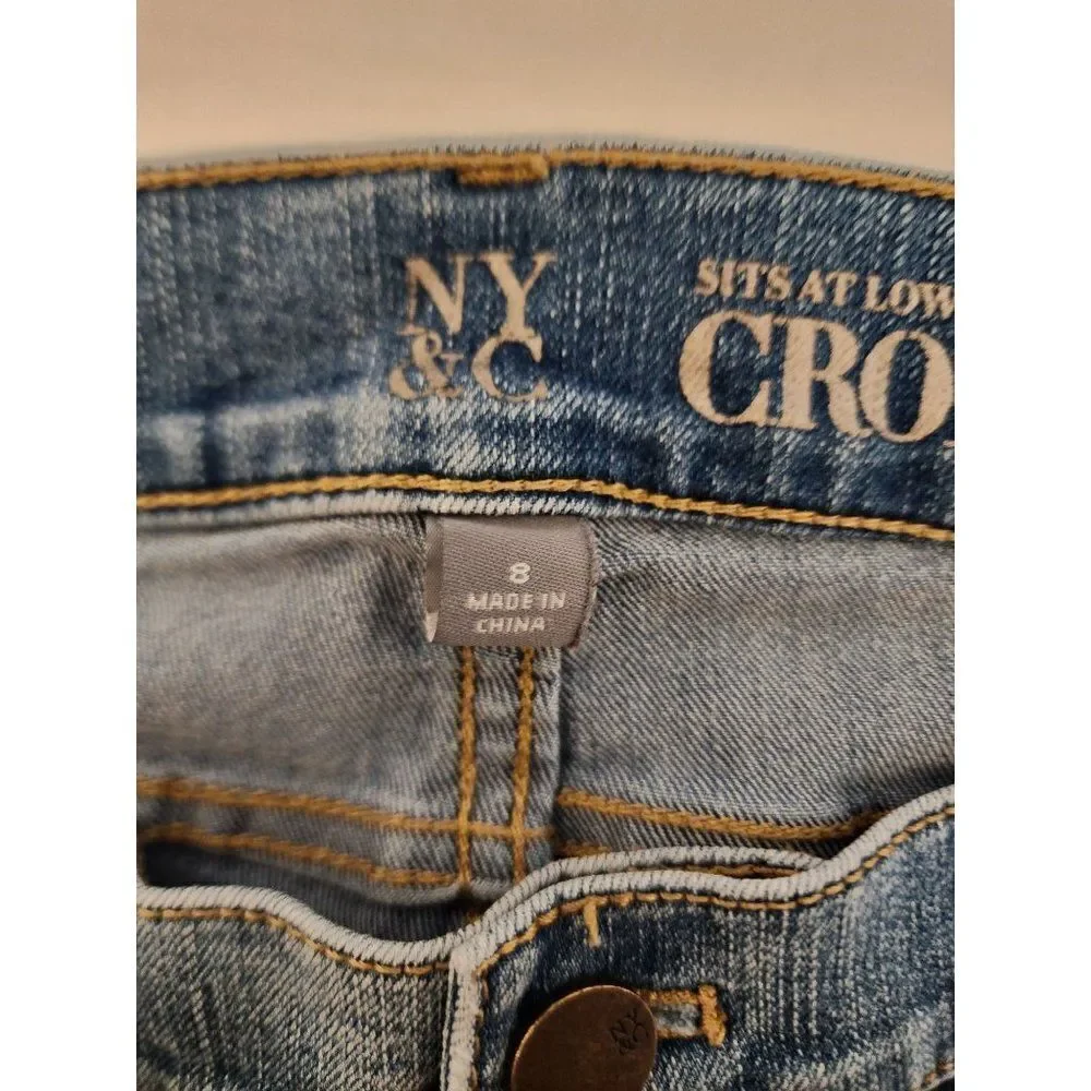 New York & Co Crop Leggings Size 8
